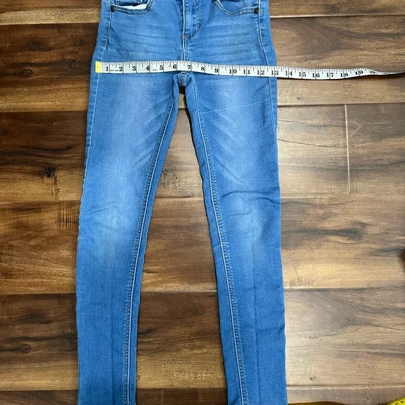 Epic Thread Stretchy Denim Blue Girl Skinny Jeans - Picture 9 of 11